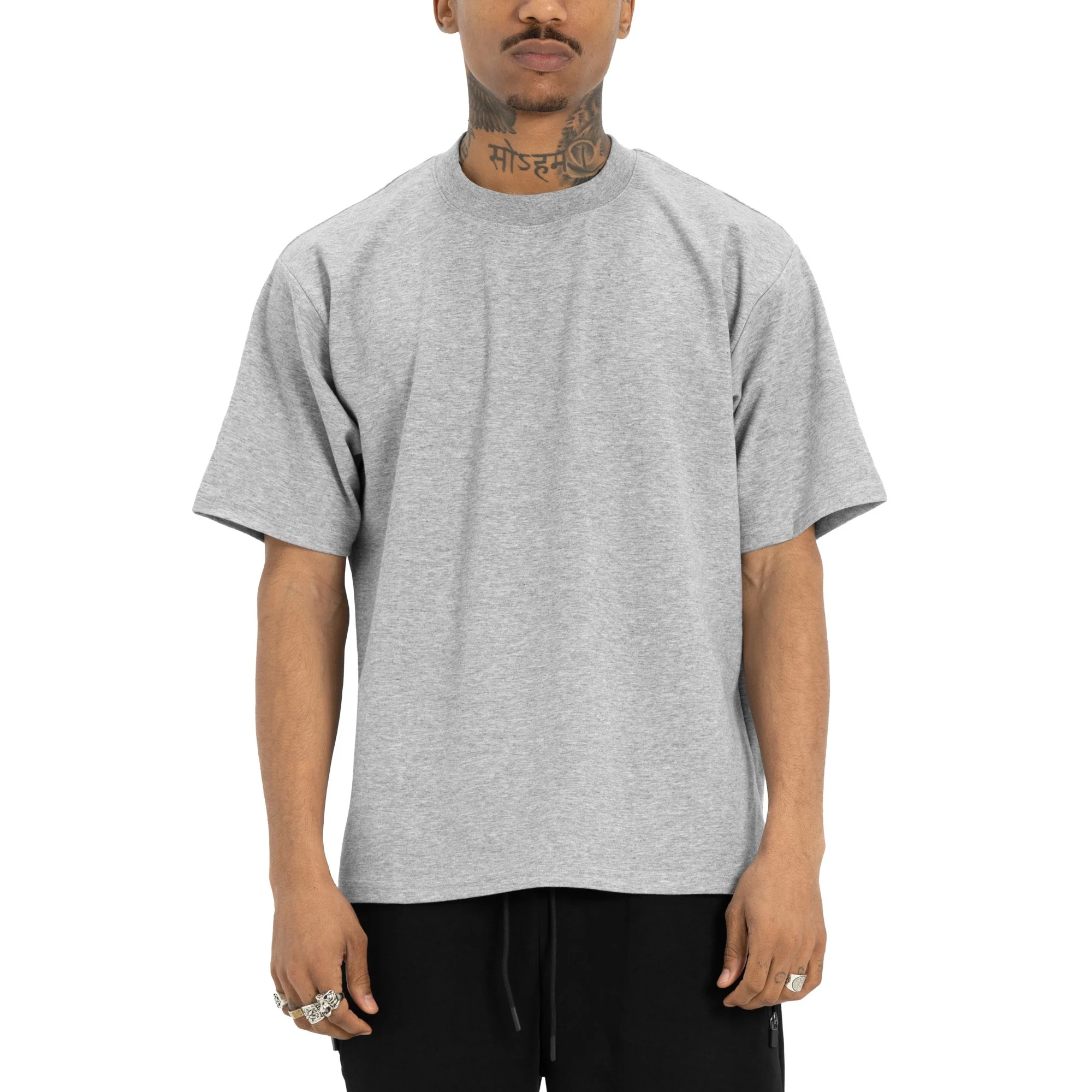 PRO CLUB Heavywide Performance Tee ヘビーウェイト オーバーサイズ ワイドフィット 半袖Tシャツ メンズ グレー