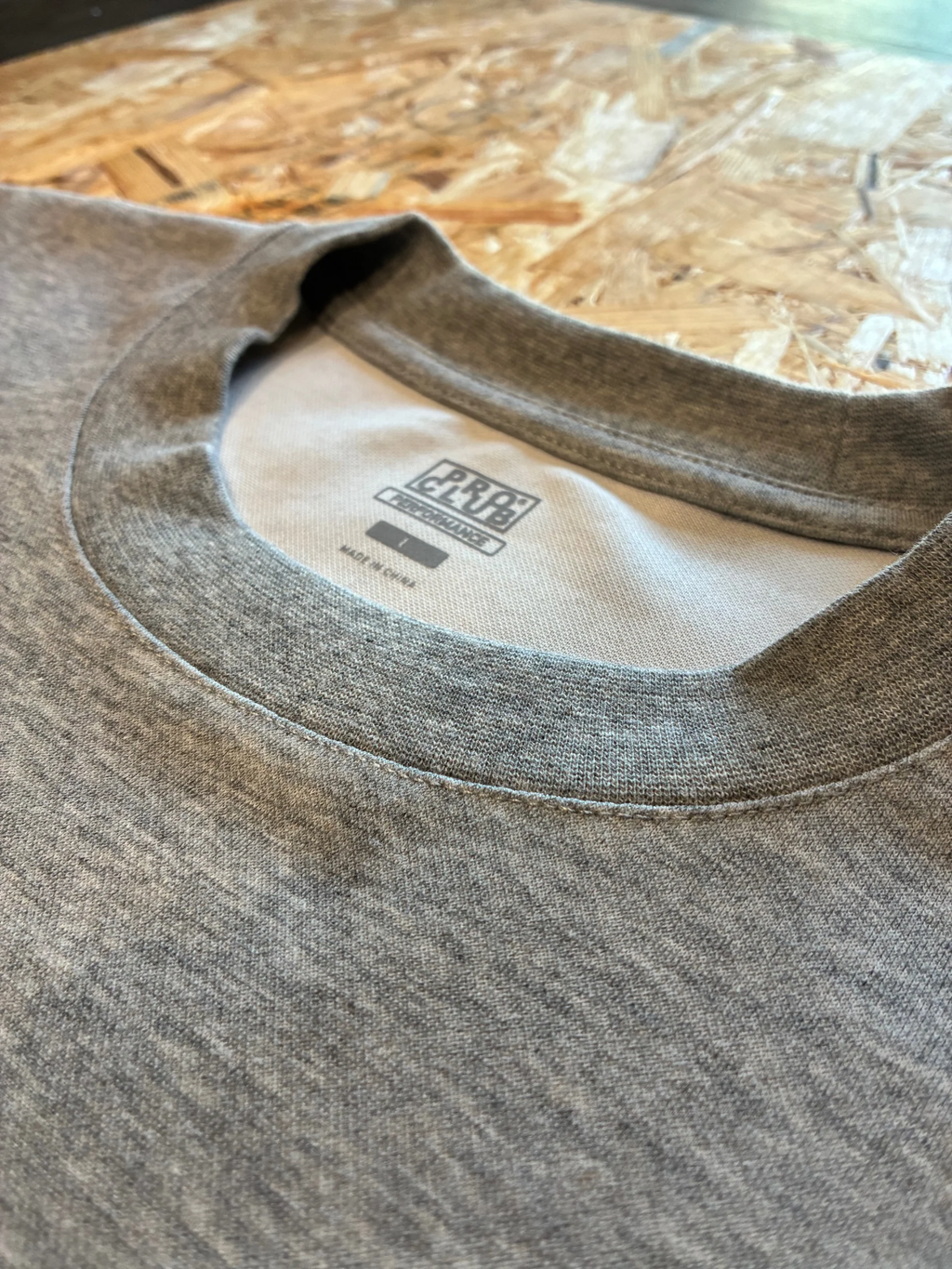 PRO CLUB Heavywide Performance Tee ヘビーウェイト オーバーサイズ ワイドフィット 半袖Tシャツ メンズ グレー