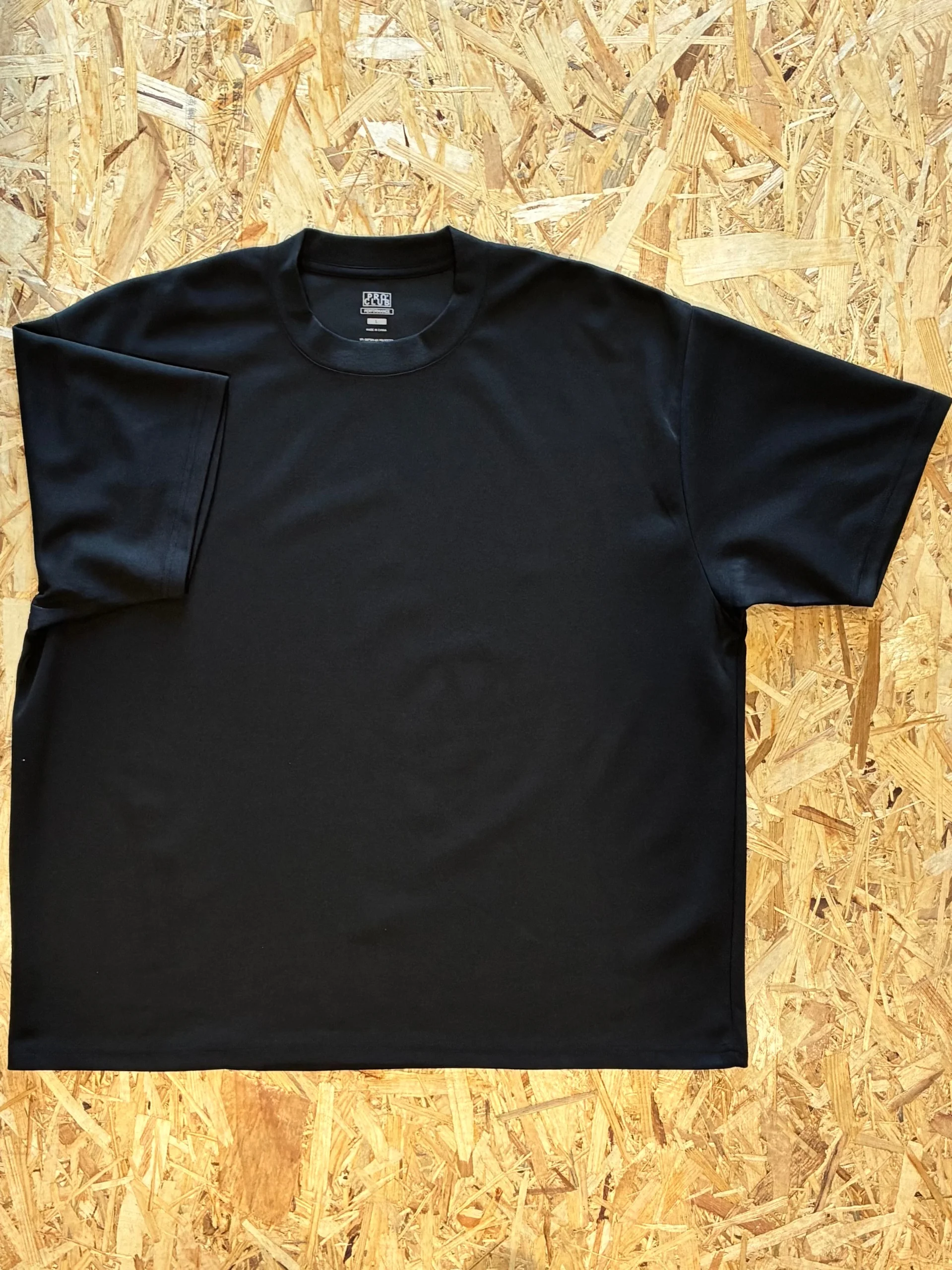 PRO CLUB Heavywide Performance Tee ヘビーウェイト オーバーサイズ ワイドフィット 半袖Tシャツ メンズ ブラック