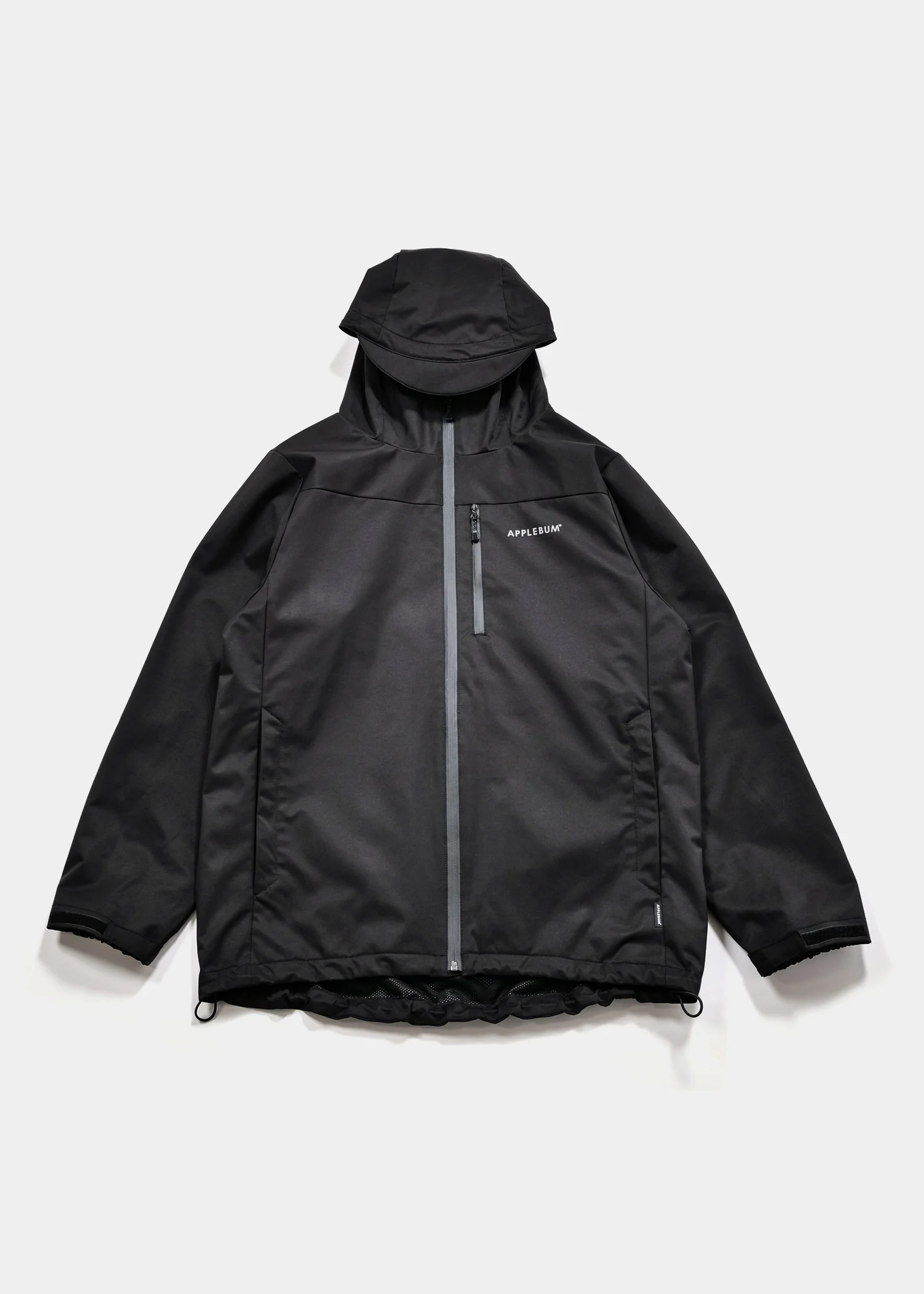 高機能2レイヤー シェルジャケット 撥水 止水ファスナー