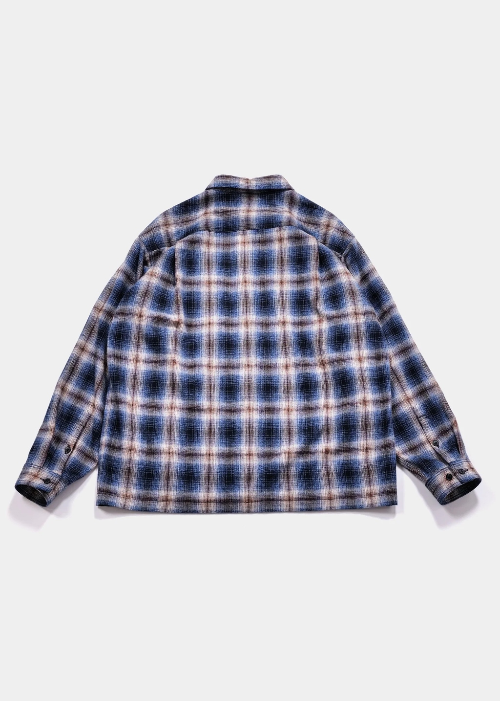 APPLEBUM  ( アップルバム ) /  Melange Check Nel Shirt  (メランジェ チェック ネル シャツ) / Navy  ( ネイビー )
