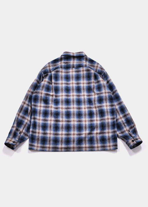 APPLEBUM  ( アップルバム ) /  Melange Check Nel Shirt  (メランジェ チェック ネル シャツ) / Navy  ( ネイビー )