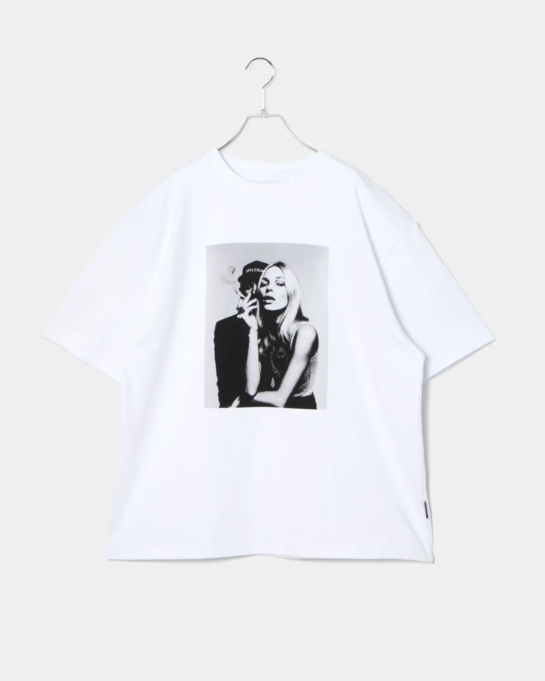 APPLEBUM フォトTシャツ 12oz ヘビーウェイト グラフィックTシャツ メンズ ストリートファッション　ホワイト　正面