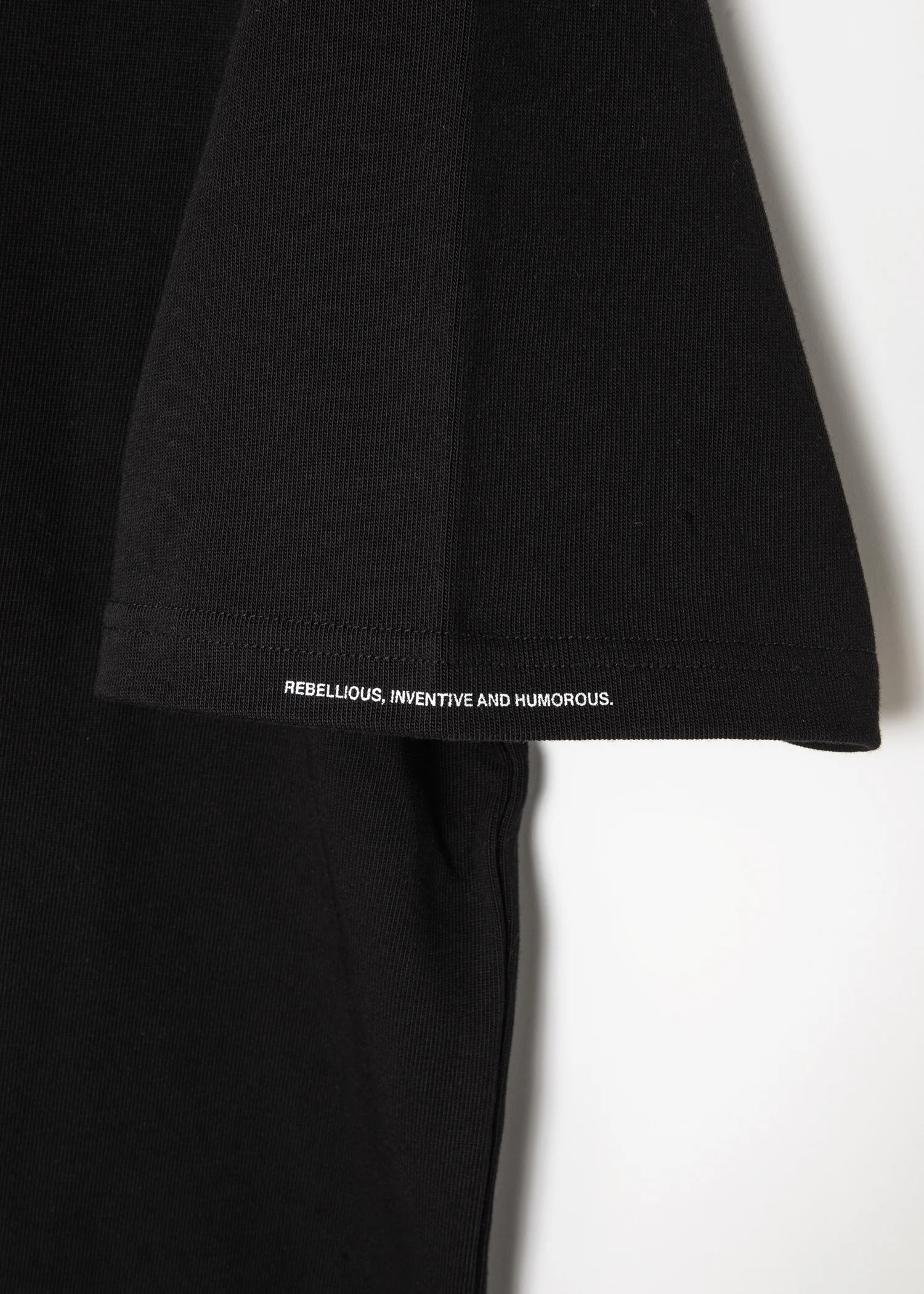 APPLEBUM Standard Products ロゴTシャツ メンズ 12oz ヘビーウェイト コットン 半袖Tシャツ　ブラック　袖