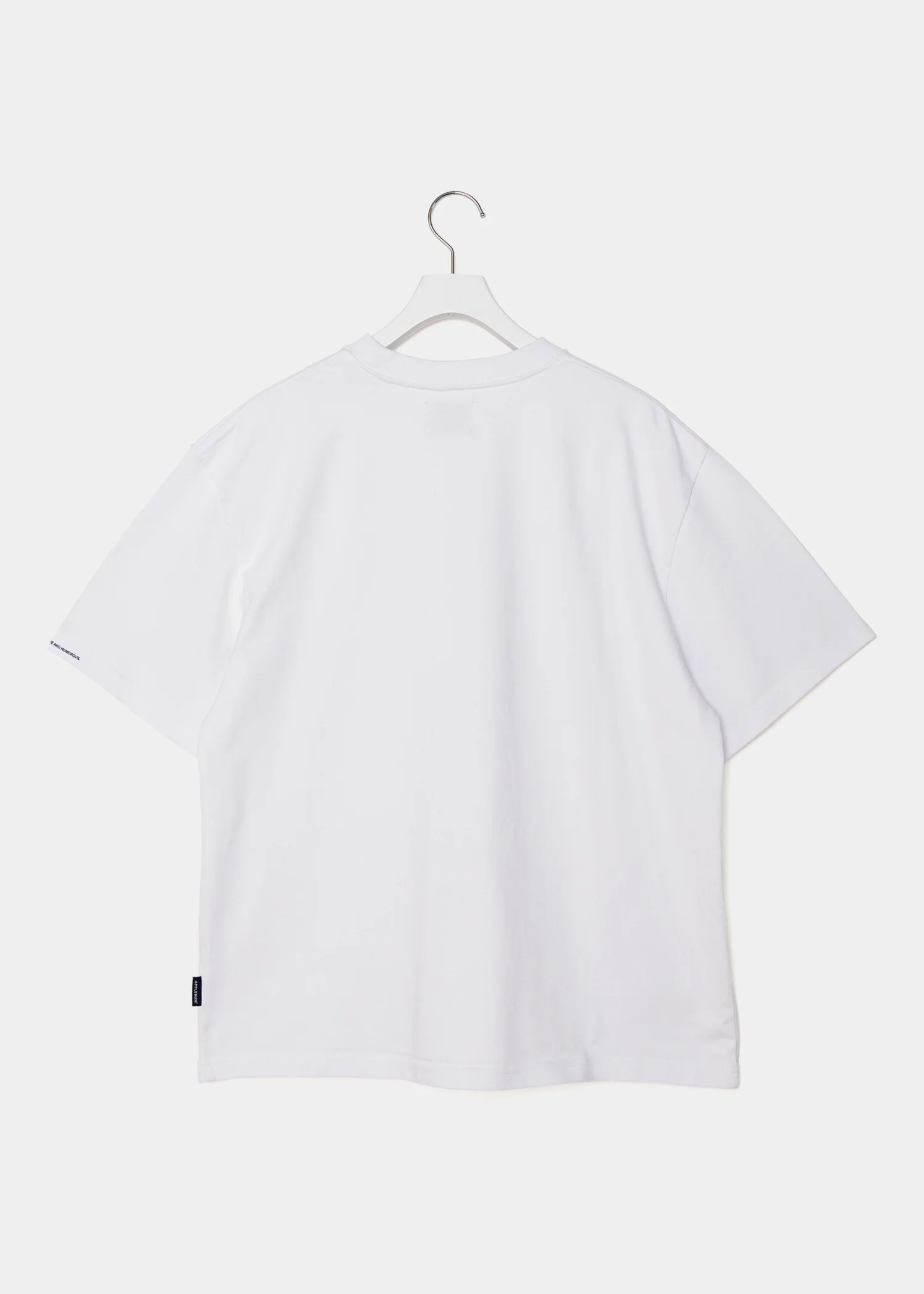 APPLEBUM Standard Products ロゴTシャツ メンズ 12oz ヘビーウェイト コットン 半袖Tシャツ　ホワイト　バック