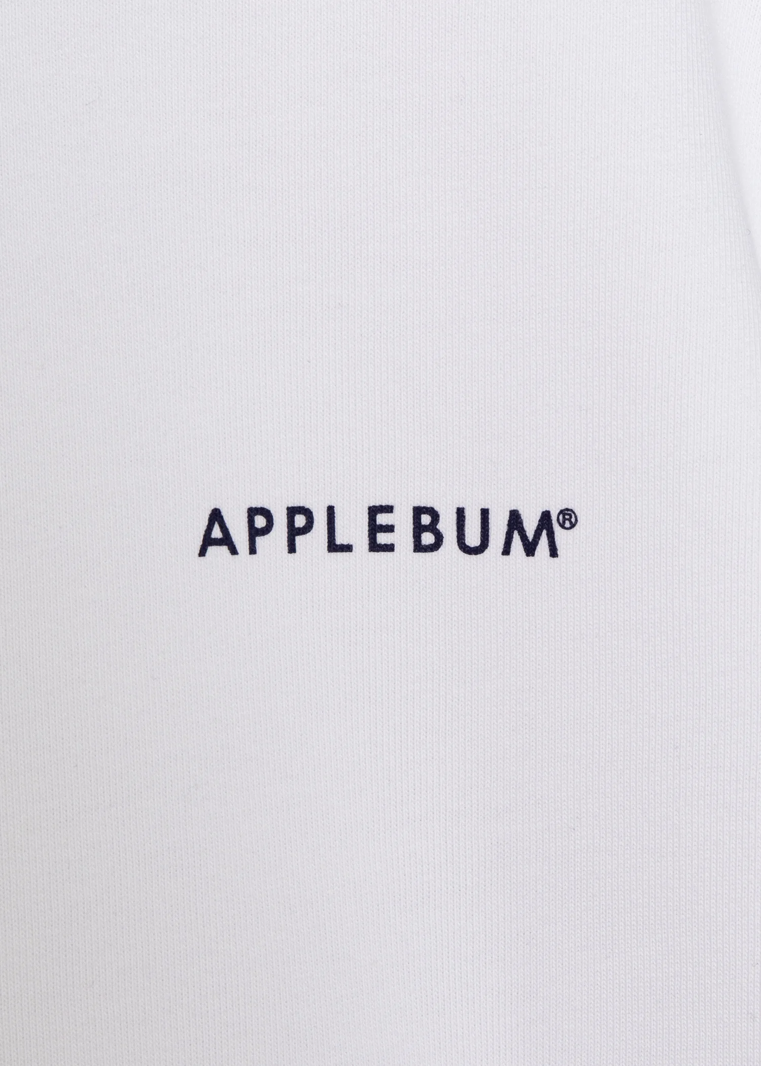 APPLEBUM Standard Products ロゴTシャツ メンズ 12oz ヘビーウェイト コットン 半袖Tシャツ　ホワイト　胸元　ロゴ