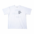 Chaos Fishing Club グラフィックTシャツ メンズ バックプリント 6.2oz コットン 半袖Tシャツ ホワイト　正面
