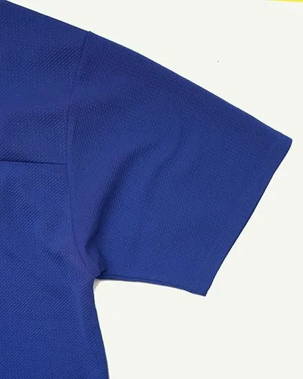 FAKIE STANCE ワッフルTシャツ メンズ ビッグシルエット 半袖 ストリート ネイビー　袖