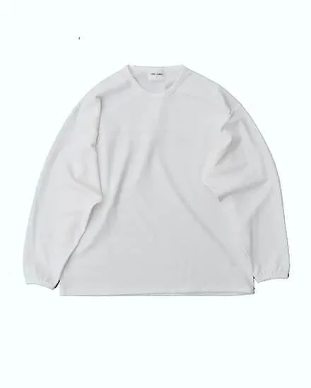 FAKIE STANCE Hockey Tee ロングスリーブ ワッフル ビッグシルエット ロンT メンズ ホワイト　正面