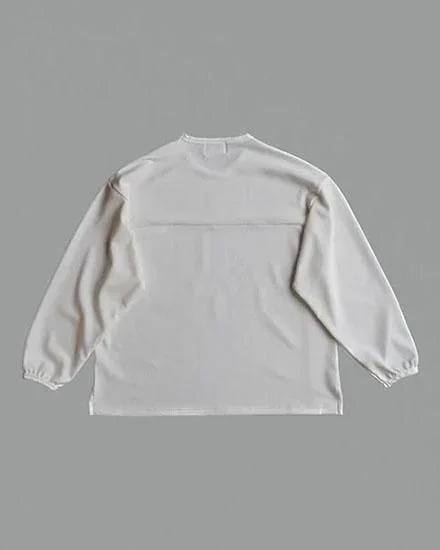 FAKIE STANCE Hockey Tee ロングスリーブ ワッフル ビッグシルエット ロンT メンズ ブラック　ホワイト　バック