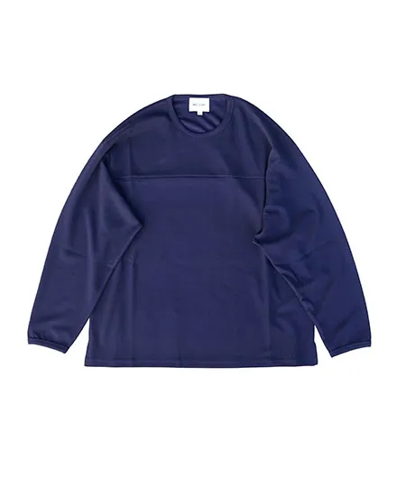 FAKIE STANCE Hockey Tee ロングスリーブ ワッフル ビッグシルエット ロンT メンズ ネイビー　正面