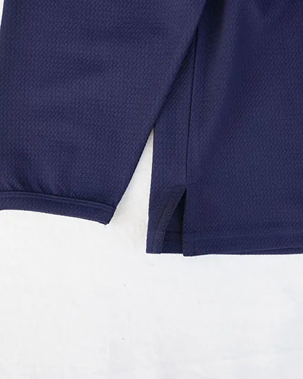 FAKIE STANCE Hockey Tee ロングスリーブ ワッフル ビッグシルエット ロンT メンズ ネイビー　袖と丈　拡大
