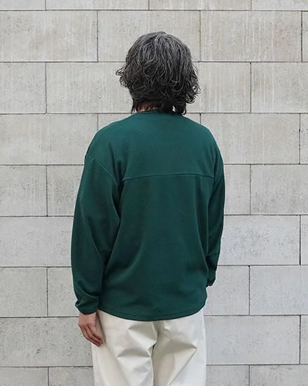 FAKIE STANCE Hockey Tee ロングスリーブ ワッフル ビッグシルエット ロンT メンズ 着用イメージ　背中