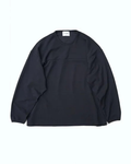 FAKIE STANCE Hockey Tee ロングスリーブ ワッフル ビッグシルエット ロンT メンズ ブラック　正面