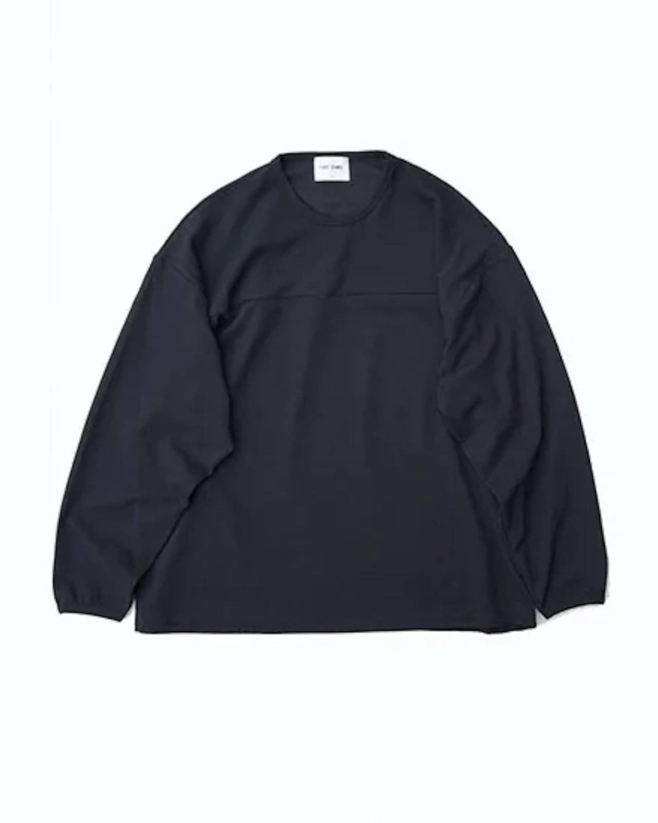 FAKIE STANCE Hockey Tee ロングスリーブ ワッフル ビッグシルエット ロンT メンズ ブラック　正面
