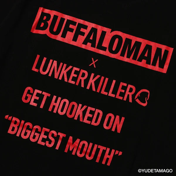 LUNKER KILLER ( ランカーキラー ) / "BUFFALOMAN with BASS" BIG-Tee ( " バッファローマン ウィズ バス " ビッグ ティー )