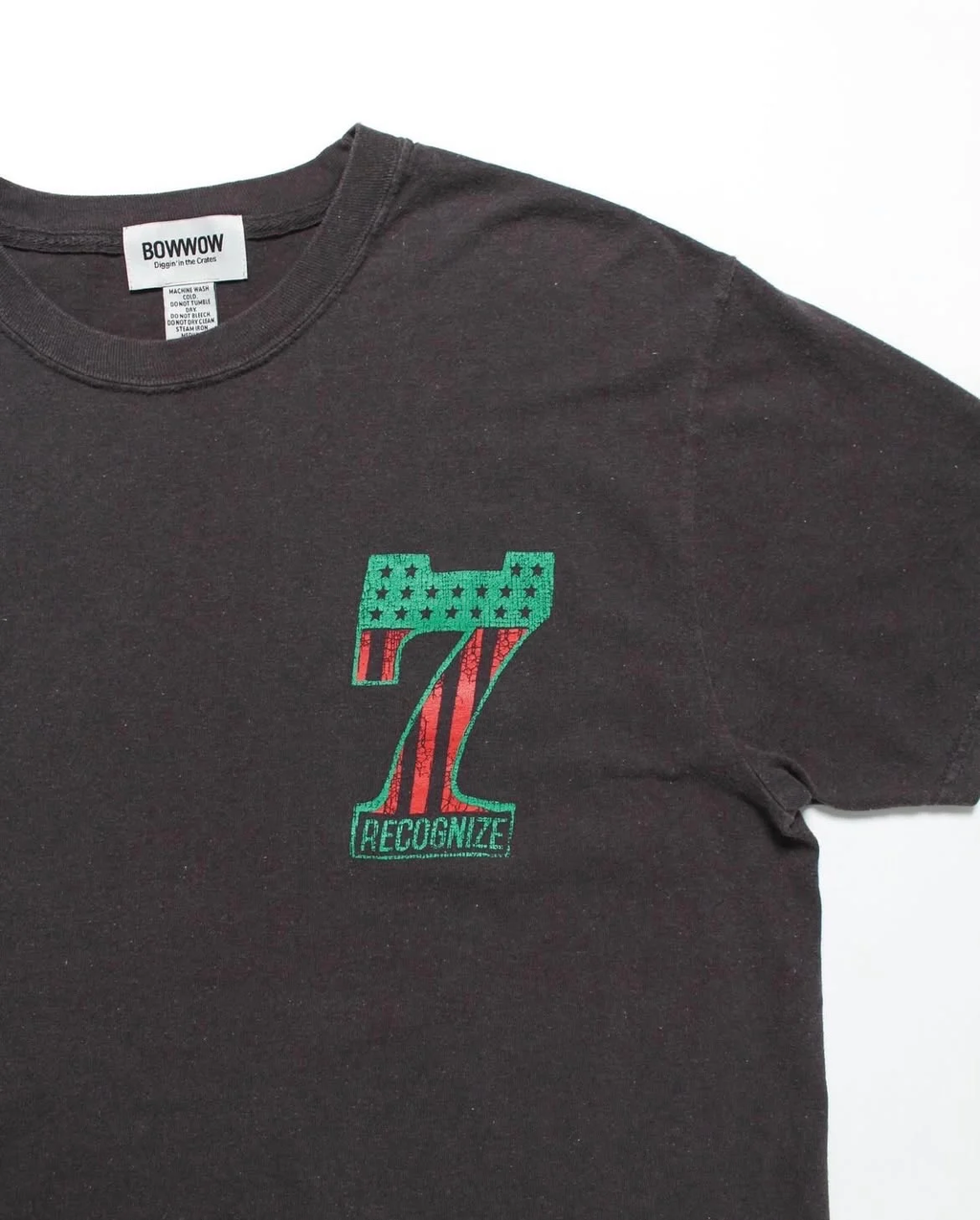 * BOW WOW × RECOGNIZE コラボTシャツ メンズの正面拡大画像