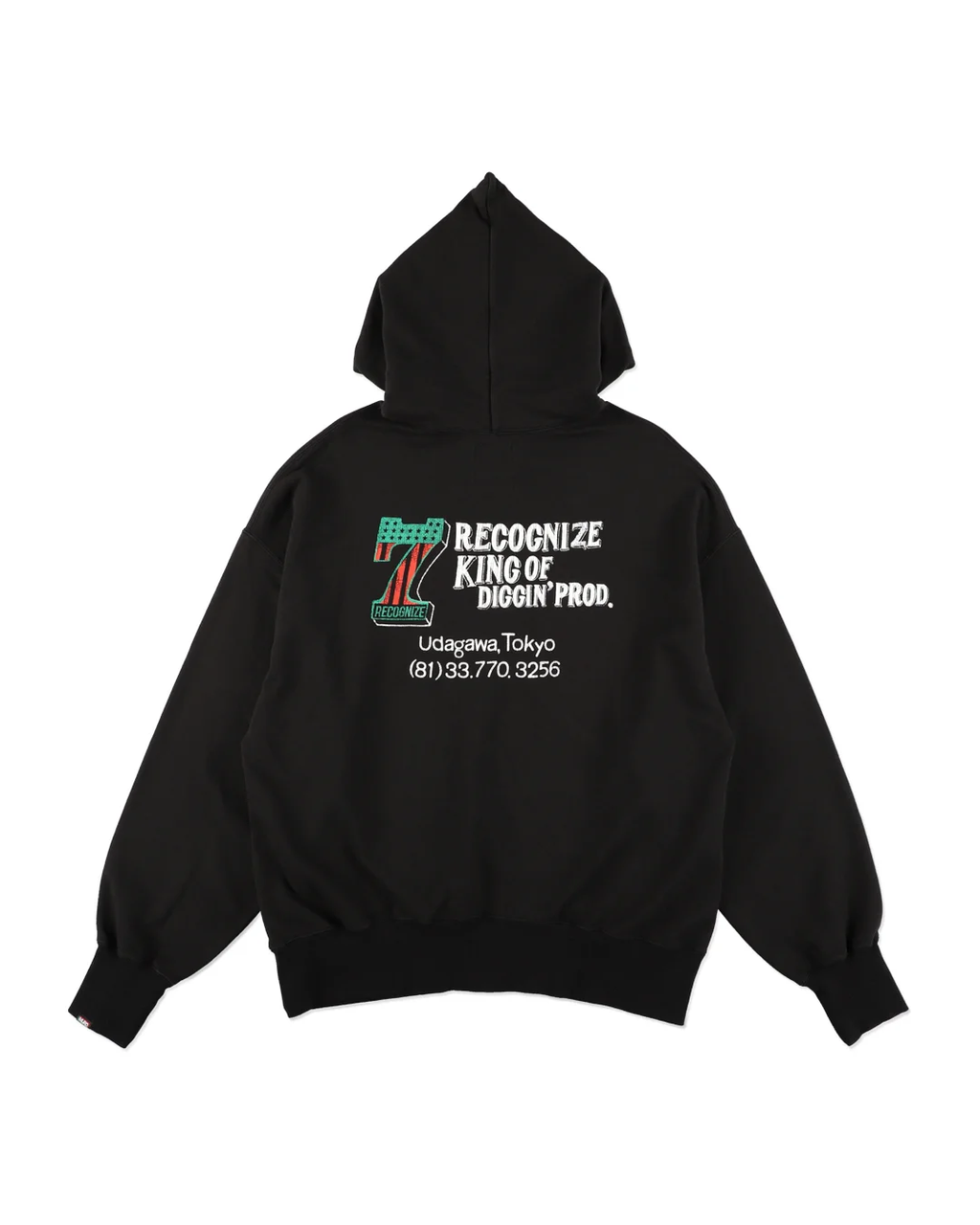 RECOGNIZE ( レコグナイズ ) /  7 Vinyl Zip Hoodie ( 7ヴァイナル ジップ フーディー )
