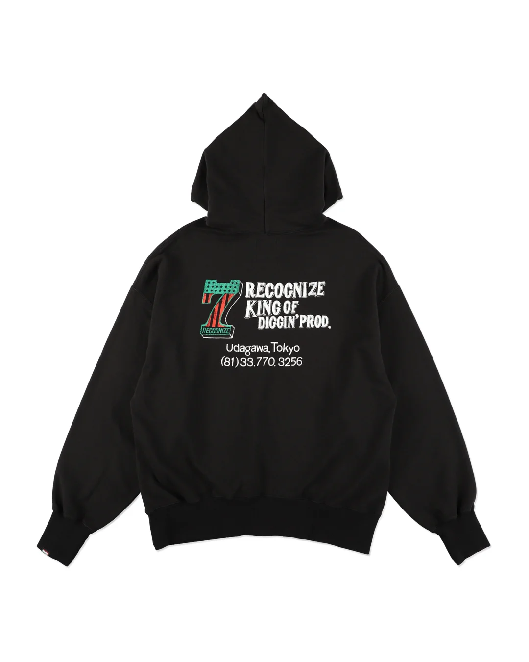 RECOGNIZE ( レコグナイズ ) /  7 Vinyl Zip Hoodie ( 7ヴァイナル ジップ フーディー )