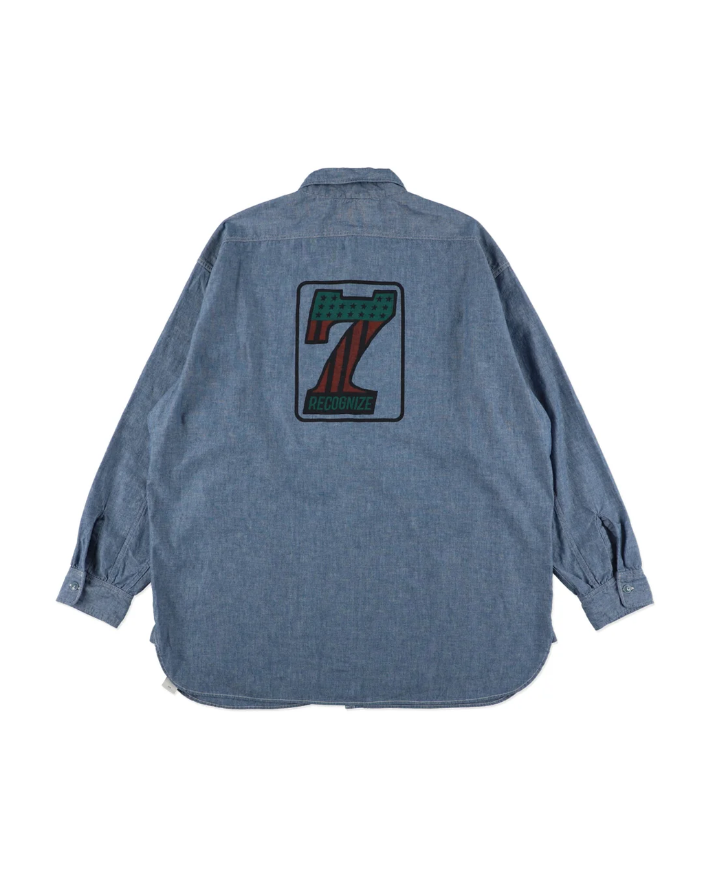 RECOGNIZE (レコグナイズ ) / 7 Vinyl Chambray Shirt (7ヴァイナル シャンブレー シャツ) /  Indigo (インディゴ)
