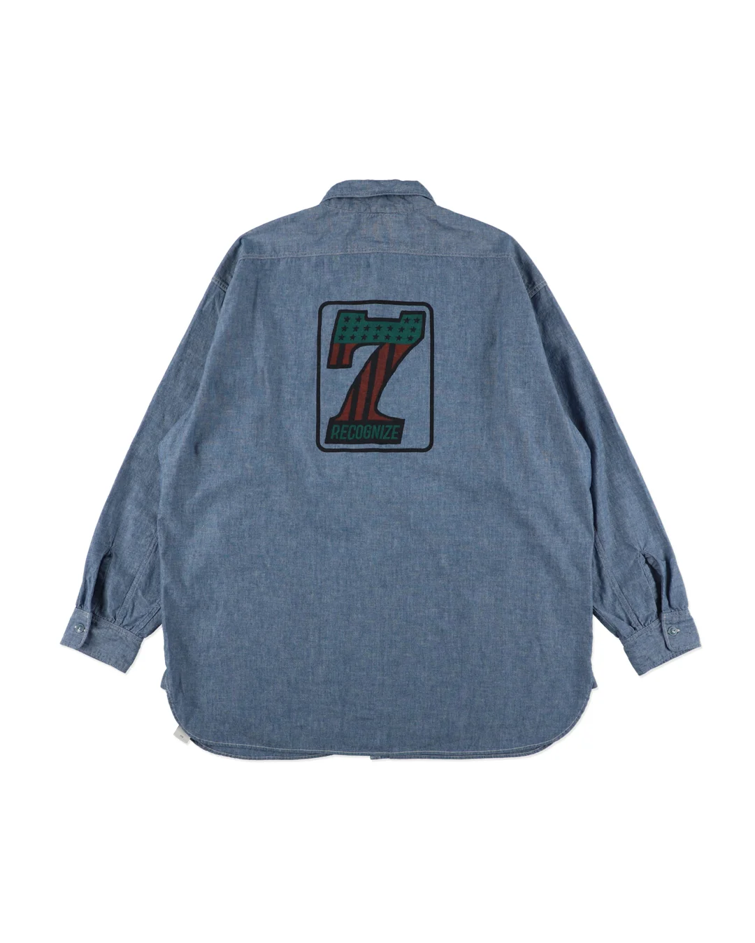 RECOGNIZE (レコグナイズ ) / 7 Vinyl Chambray Shirt (7ヴァイナル シャンブレー シャツ) /  Indigo (インディゴ)