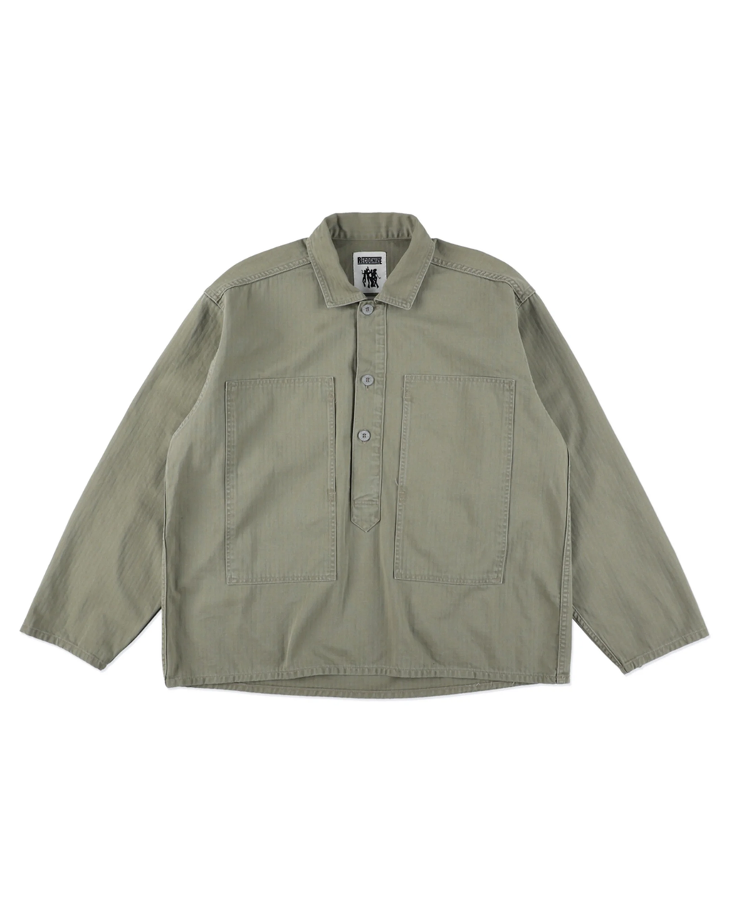 RECOGNIZE (レコグナイズ）/  Herringbone Po Jacket ( ヘリンボーン プルオーバー ジャケット）