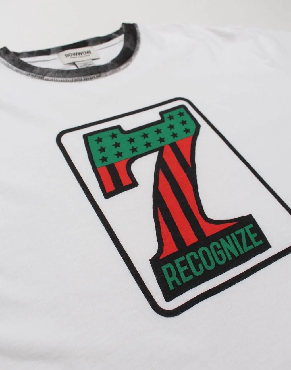 RECOGNIZE × BOW WOW ( レコグナイズ ×  バウワウ ) / # 7 VINYL TRIM TEE ( セブン ヴァイナル トリム ティー )