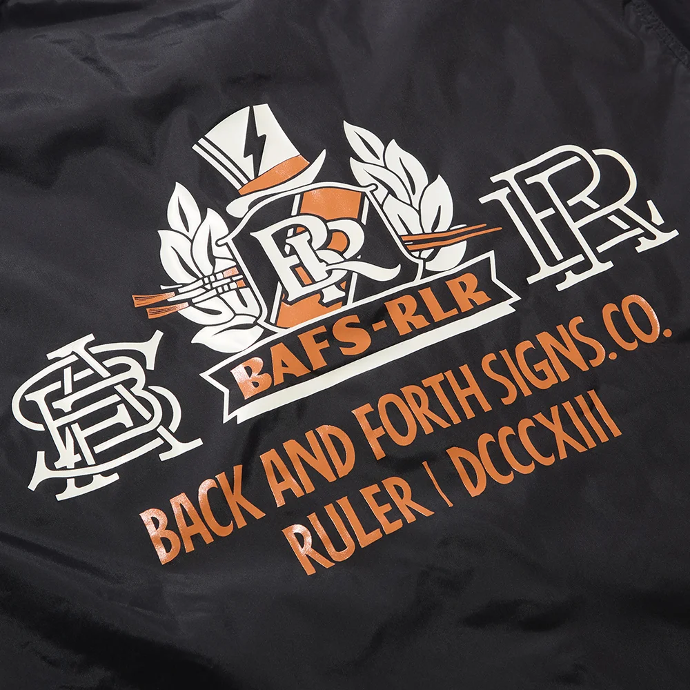 RULER ( ルーラー ）/ Bafs X Ruler W-name Coach Jacket / バック アンド フォース サイン X ルーラー ダブルネーム コーチジャケット )