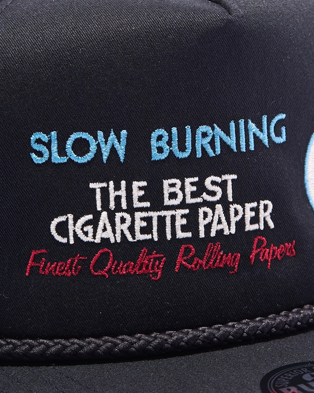 RULER ( ルーラー ) / 20 SLOW BURNING TWILL 5PANEL SBC ( 20 スロー バーニング ツイル 5パネル スケートボード キャップ ) / Black ( ブラック）