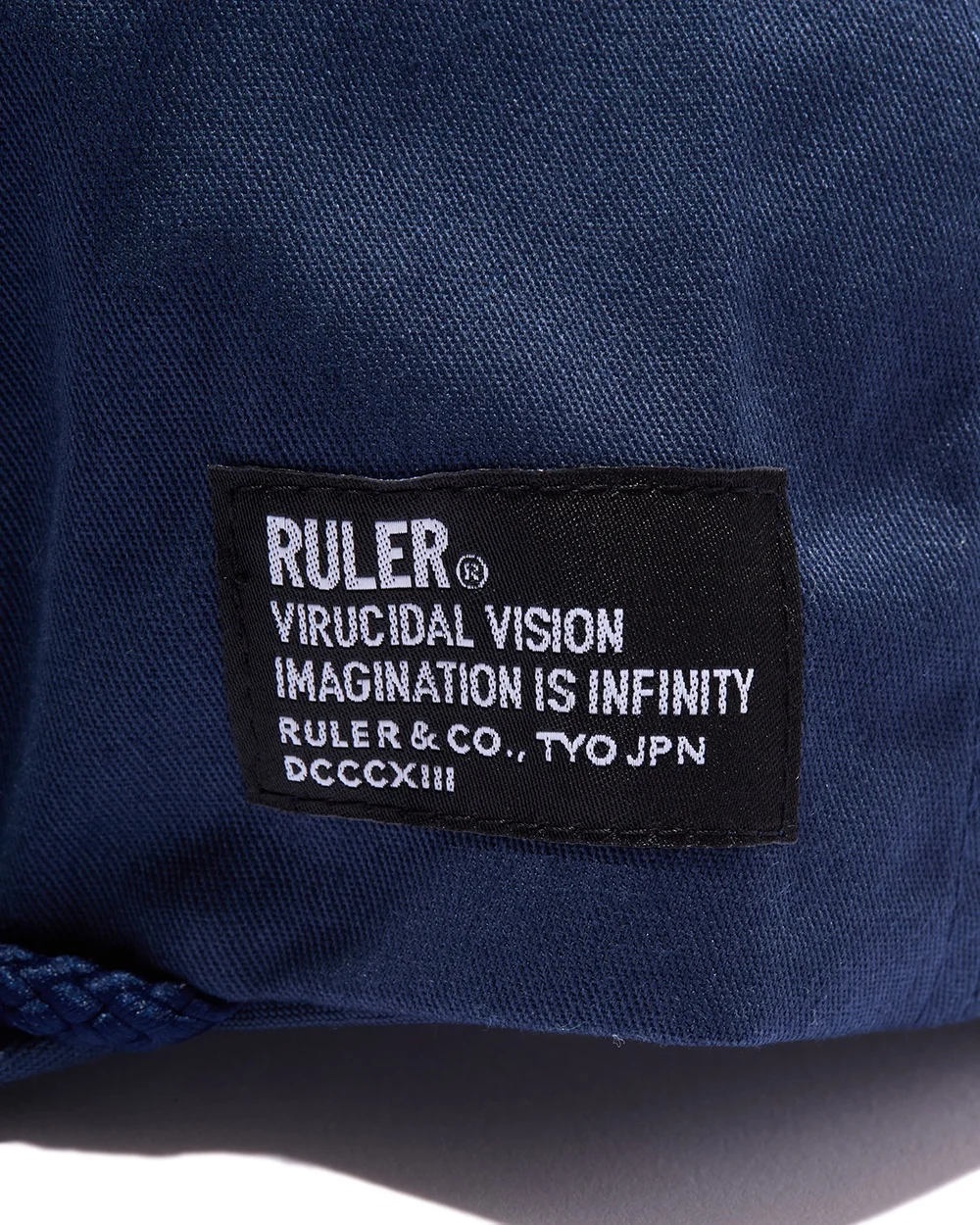 RULER ( ルーラー ) / 20 SLOW BURNING TWILL 5PANEL SBC ( 20 スロー バーニング ツイル 5パネル スケートボード キャップ ) / Black ( ブラック）