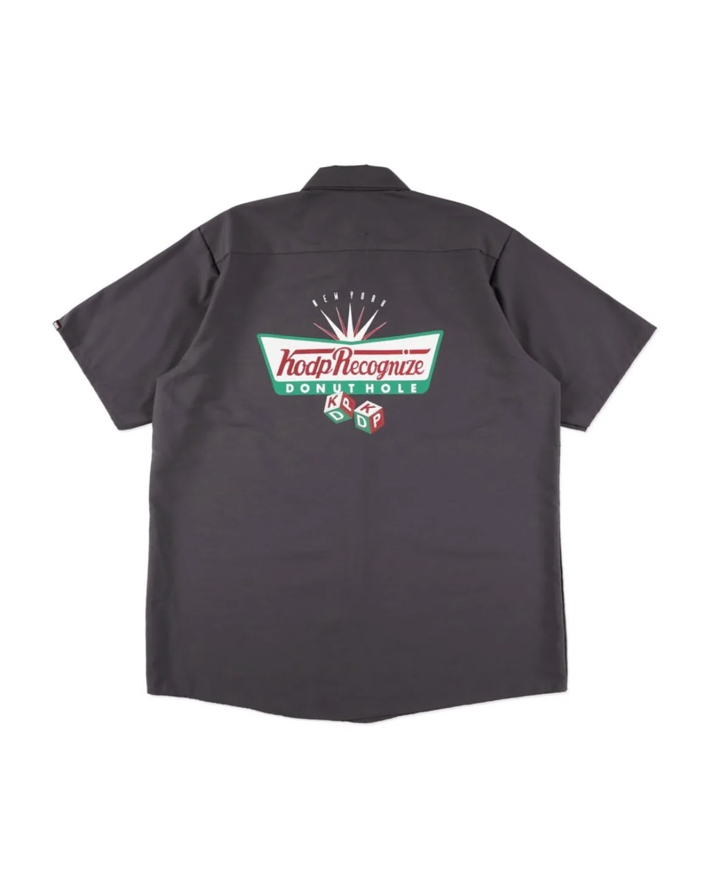 RECOGNIZE ( レコグナイズ ) / DONUT HOLE SS SHIRT ( ドーナツホール ショートスリーブ シャツ ) / Charcoal (