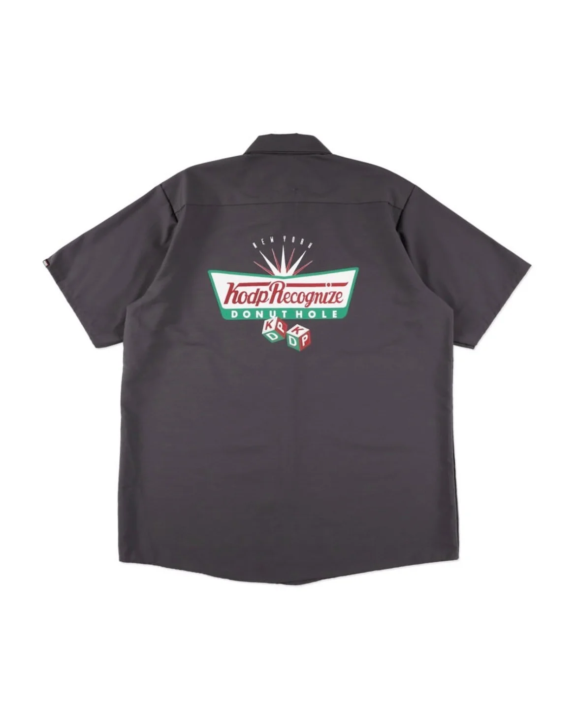 RECOGNIZE ( レコグナイズ ) / DONUT HOLE SS SHIRT ( ドーナツホール ショートスリーブ シャツ ) / Charcoal (