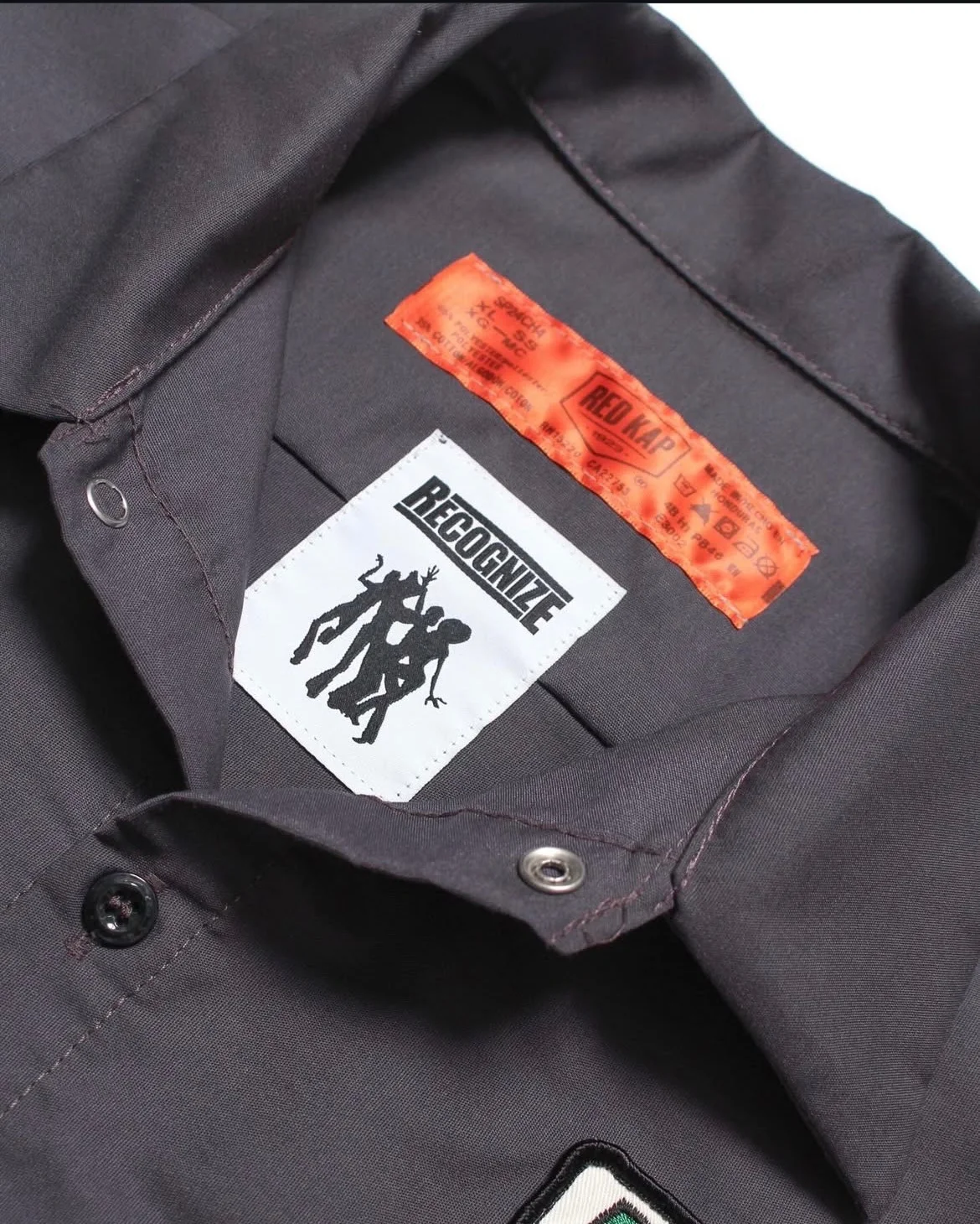 RECOGNIZE ( レコグナイズ ) / DONUT HOLE SS SHIRT ( ドーナツホール ショートスリーブ シャツ ) / Charcoal (