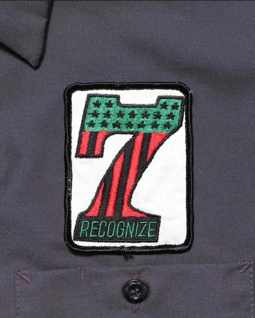 RECOGNIZE ( レコグナイズ ) / DONUT HOLE SS SHIRT ( ドーナツホール ショートスリーブ シャツ ) / Charcoal (