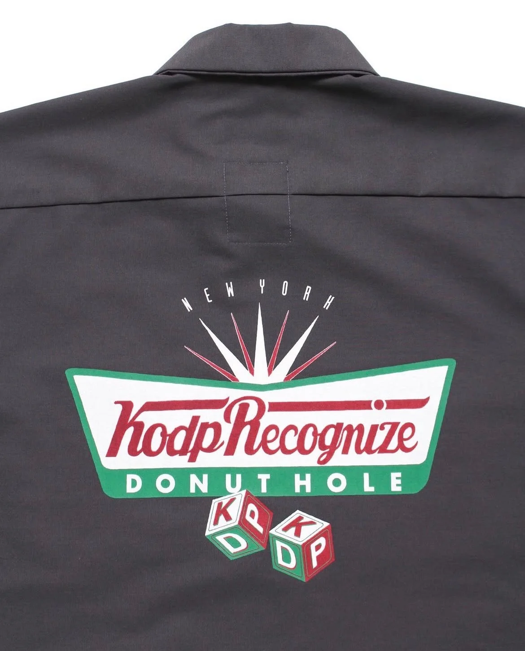 RECOGNIZE ( レコグナイズ ) / DONUT HOLE SS SHIRT ( ドーナツホール ショートスリーブ シャツ ) / Charcoal (