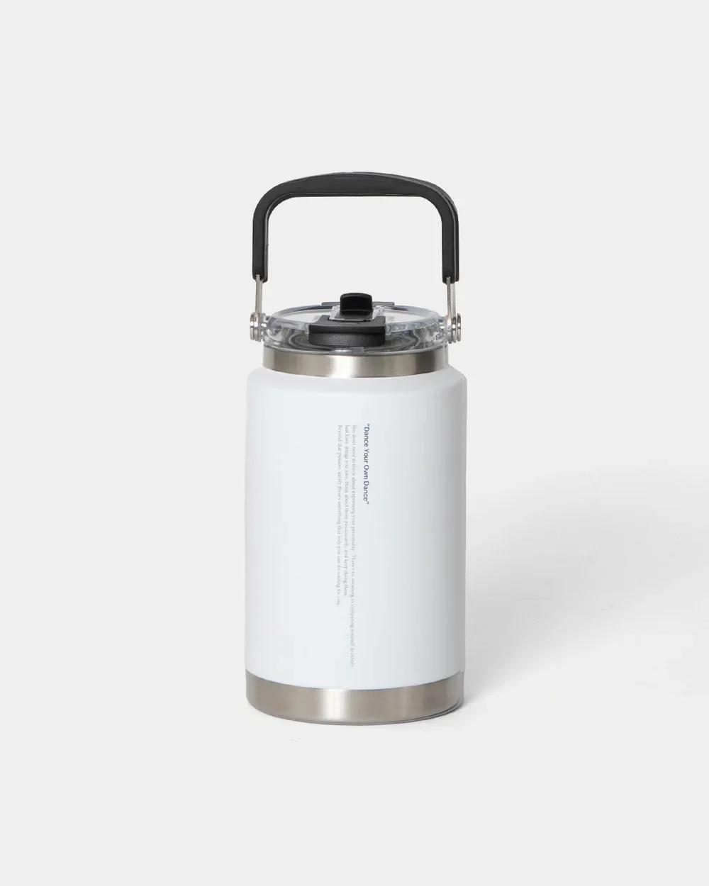 thermo mug 1.5L 大容量ステンレスジャグ 保冷ボトル　ホワイト　背面