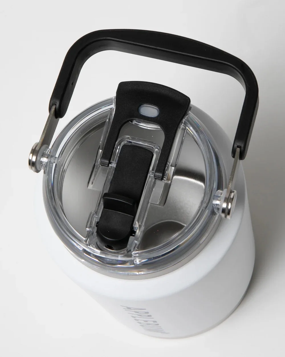 thermo mug ステンレスジャグ 注ぎ口 ストロー口 2WAY仕様　ホワイト