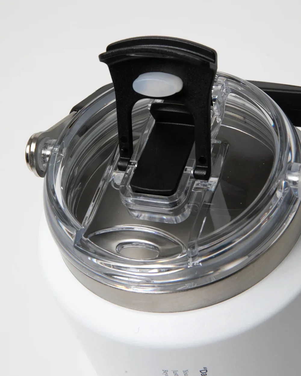 thermo mug ステンレスジャグ 注ぎ口 ストロー口 2WAY仕様　ホワイト
