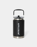 thermo mug 1.5L 大容量ステンレスジャグ 保冷ボトル ブラック　正面