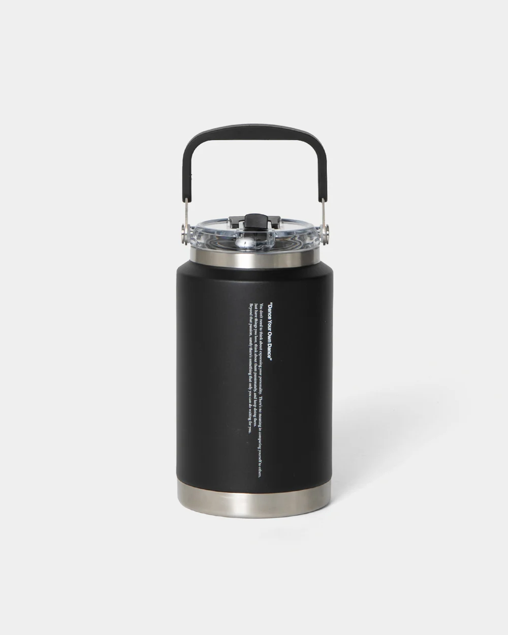 thermo mug 1.5L 大容量ステンレスジャグ 保冷ボトル ブラック　バック