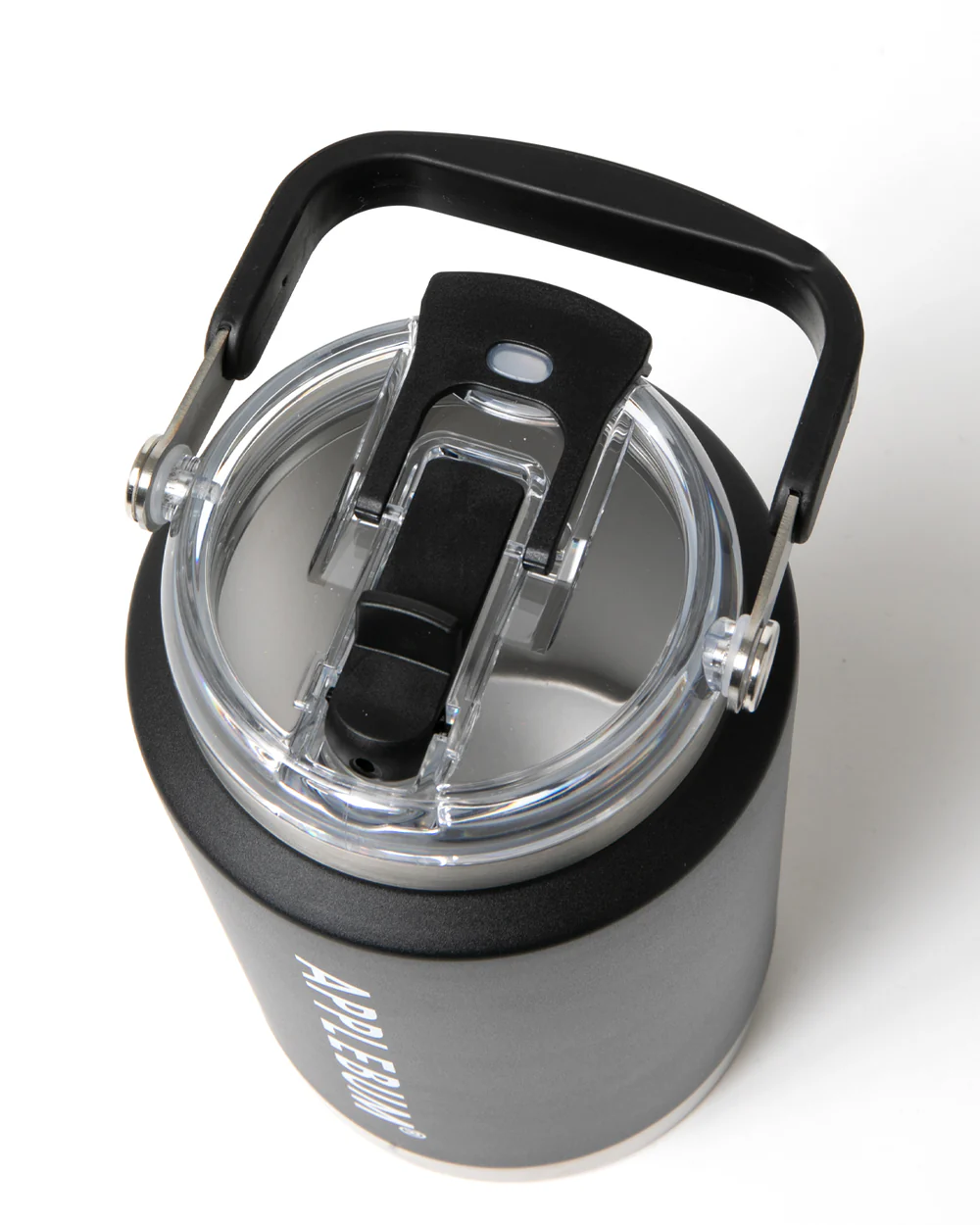 thermo mug ステンレスジャグ 注ぎ口 ストロー口 2WAY仕様　ブラック