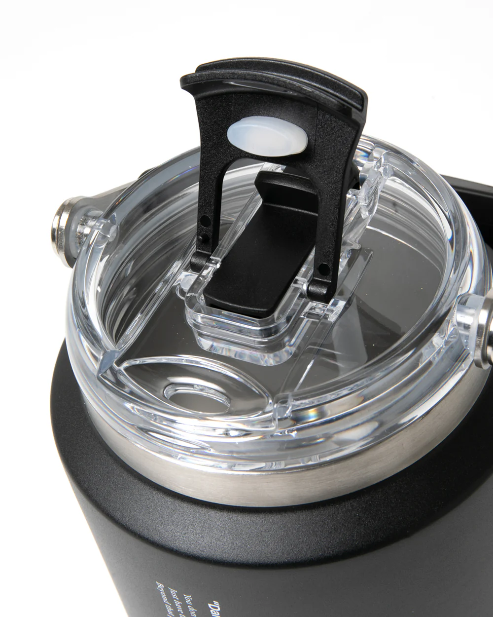 thermo mug ステンレスジャグ 注ぎ口 ストロー口 2WAY仕様　ブラック