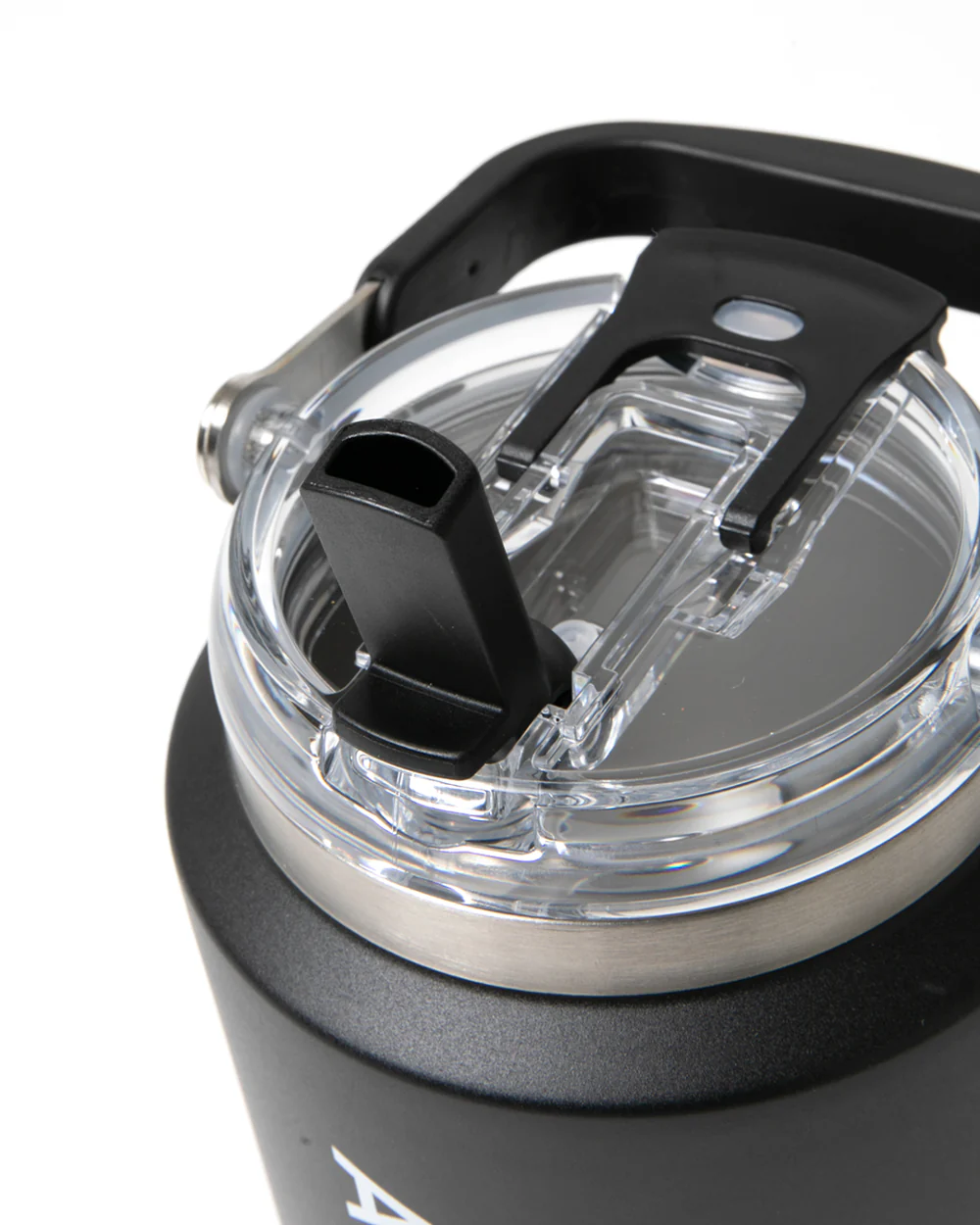 thermo mug ステンレスジャグ 注ぎ口 ストロー口 2WAY仕様　ブラック