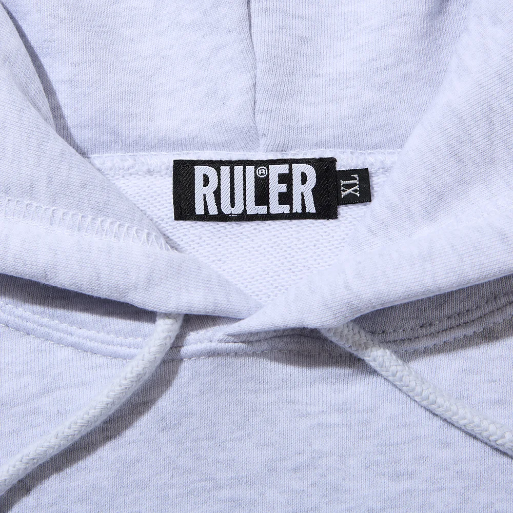 RULER フーディー ATTDタグ ディテール
