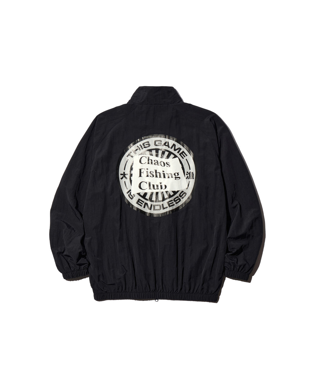 Endless Game Track Jacket バックプリント　ブラック