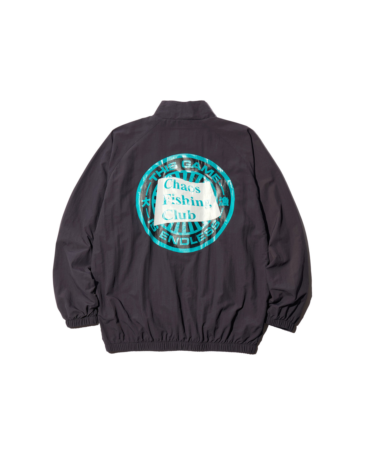 Endless Game Track Jacket バックプリント　チャコール