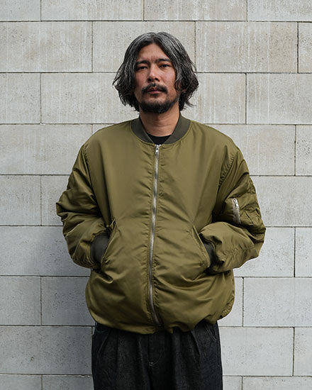 FAKIE STANCE (フェイキ- スタンス) / Mid Ma-1 (ミッド エムエー ワン ) / Black ( ブラック )