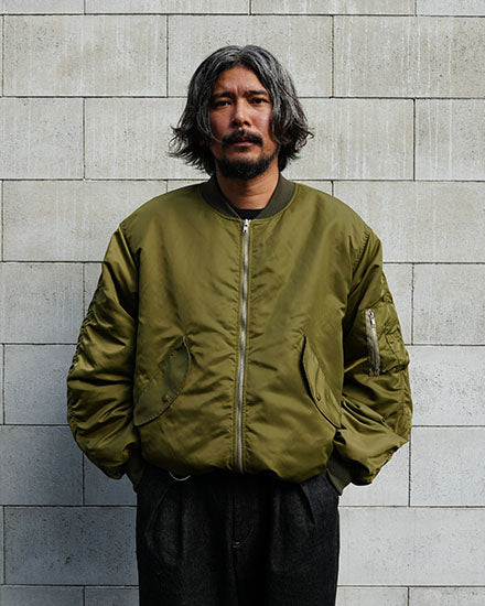 FAKIE STANCE (フェイキ- スタンス) / Mid Ma-1 (ミッド エムエー ワン ) / Black ( ブラック )