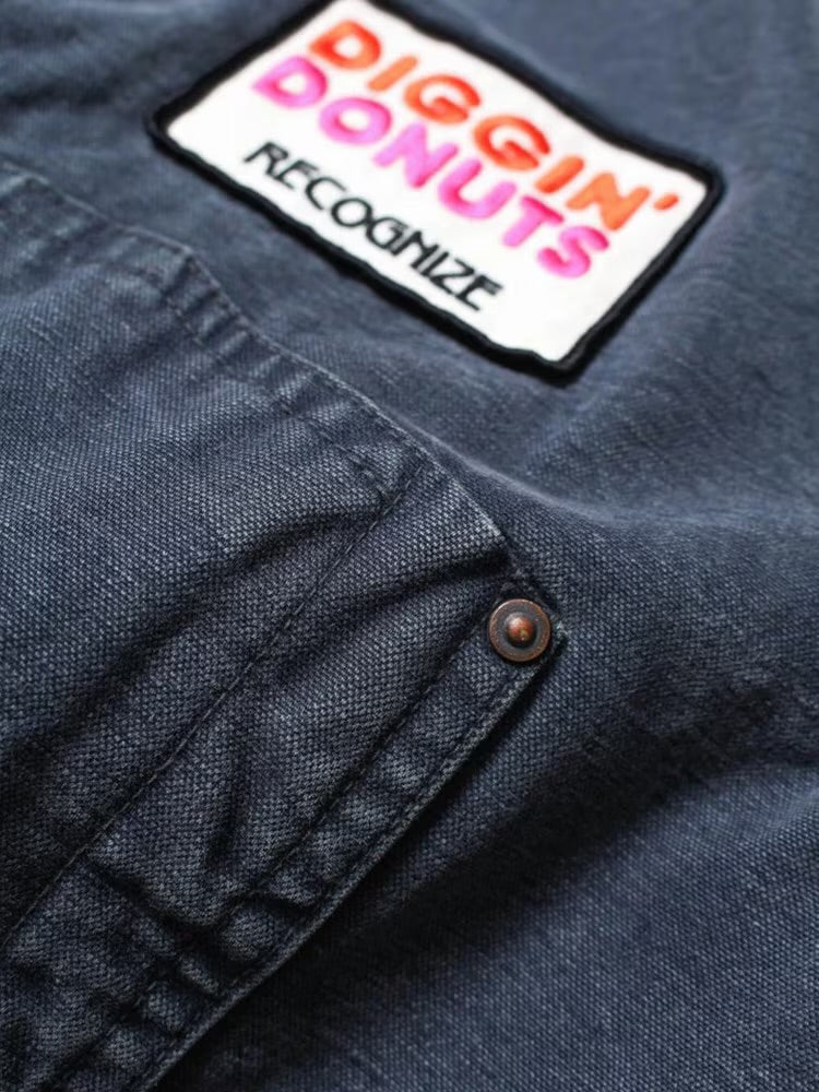 DIGGIN’ DONUTS ドーナツ レコード グラフィックパッチ ワークジャケット