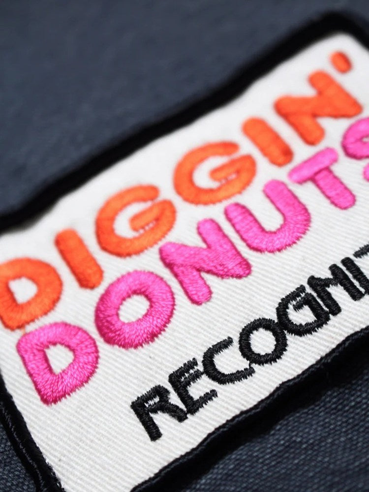 DIGGIN’ DONUTS ドーナツ レコード グラフィックパッチ ワークジャケット